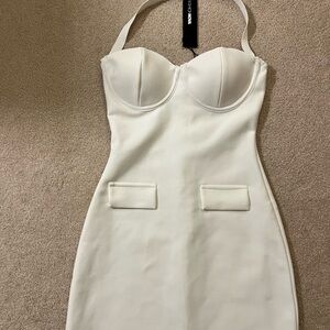 New White Bandage Dress